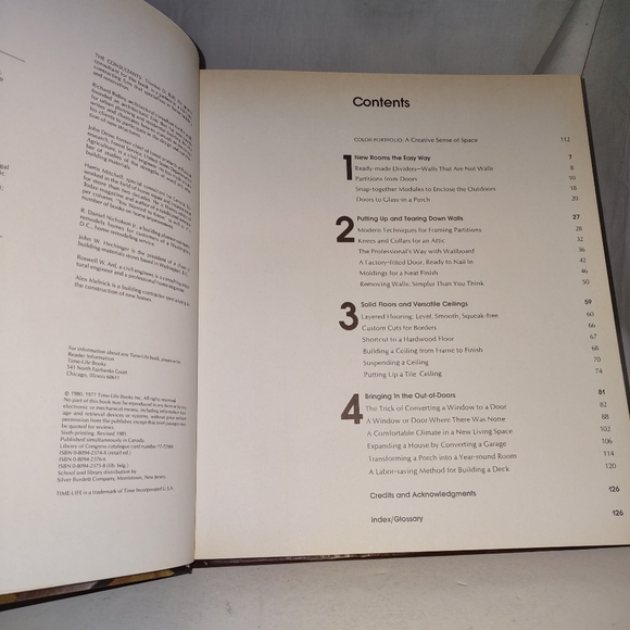 Time Life Books New Living Spaces 1981 HC GC - Picture 5 of 7